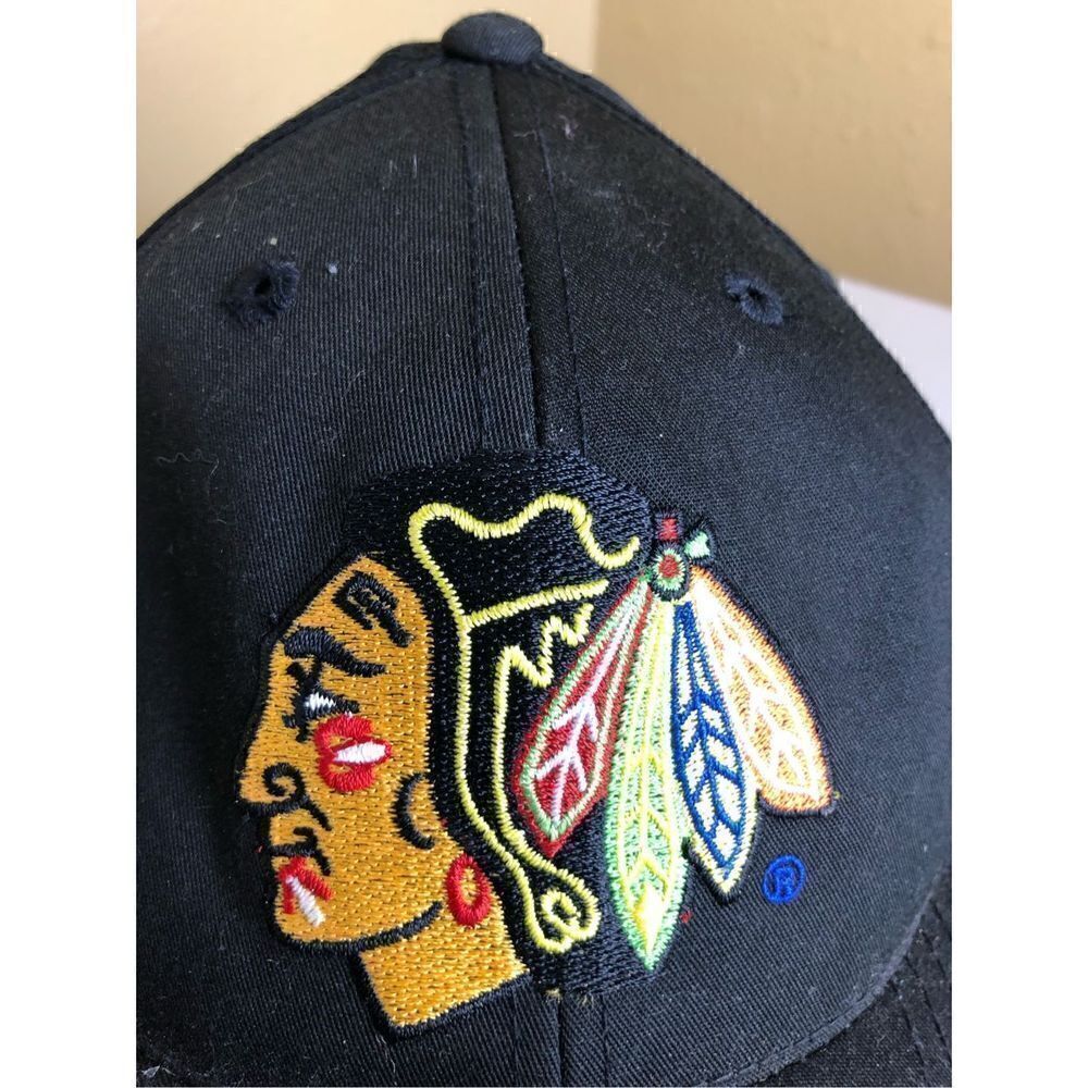 Chicago Blackhawks Baseball Cap Embroidered - Picture 6 of 10